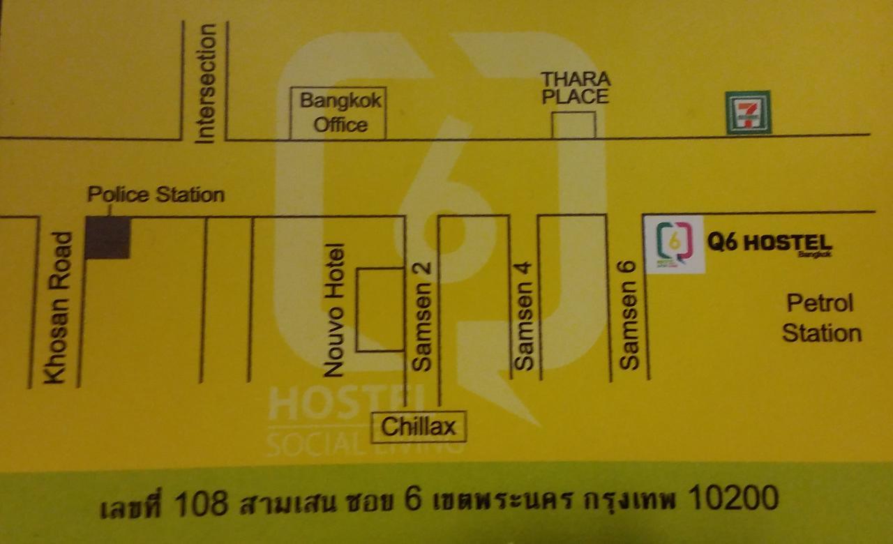 Q6 At 6 Hostel Bangkok Ngoại thất bức ảnh